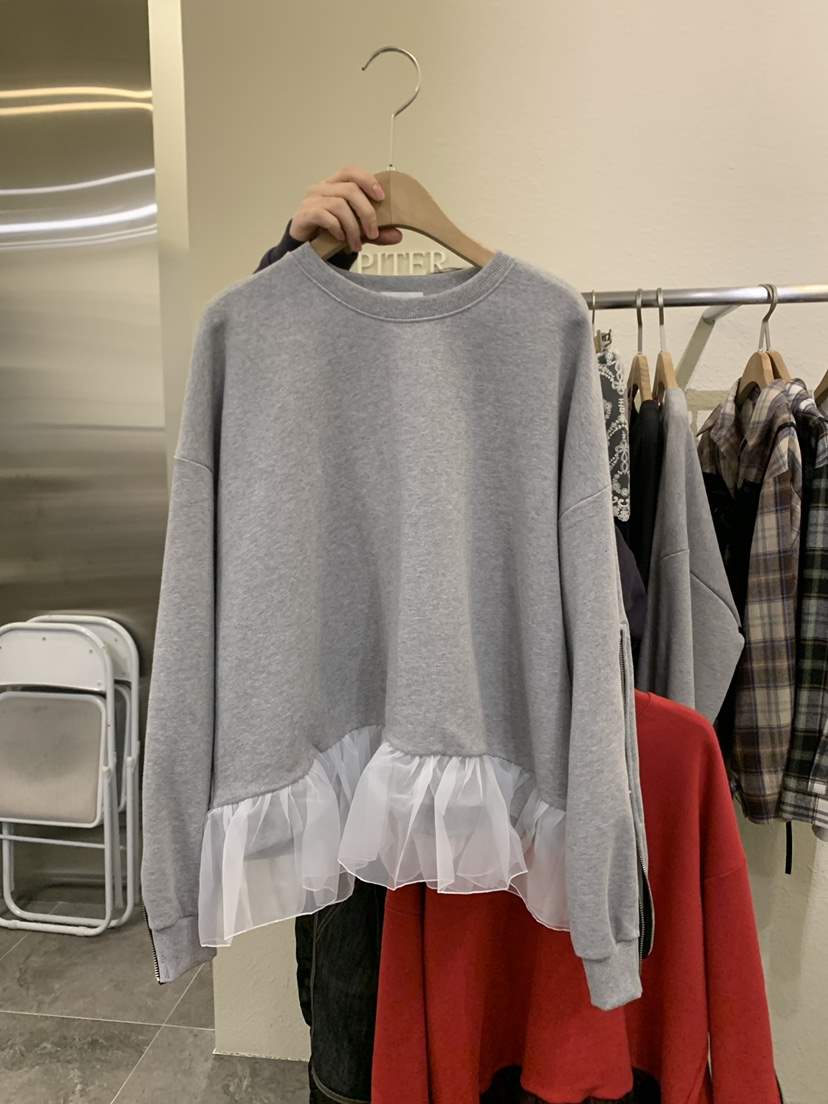 JUPITER東大門直郵女士新款職業熱賣真品26春夏人氣衛衣拉鏈JUPITER衛衣