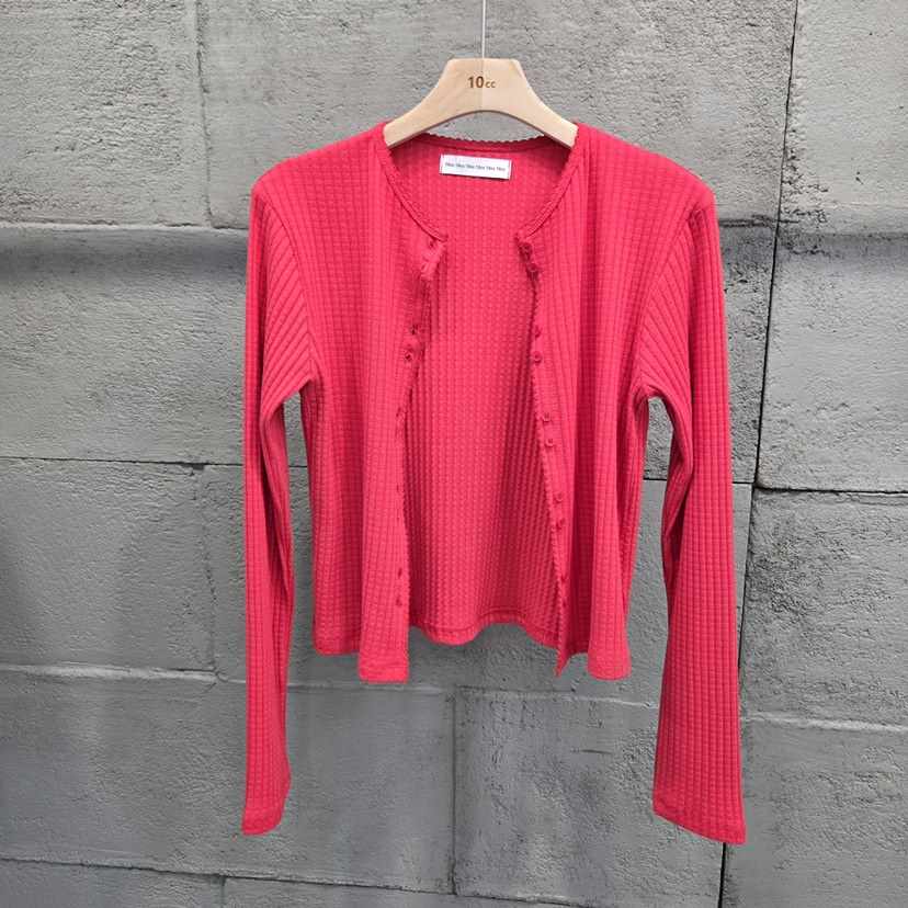 10CC東大門代購女士新品休閑時尚26春夏熱賣職業針織衫刺繡10CC針織衫