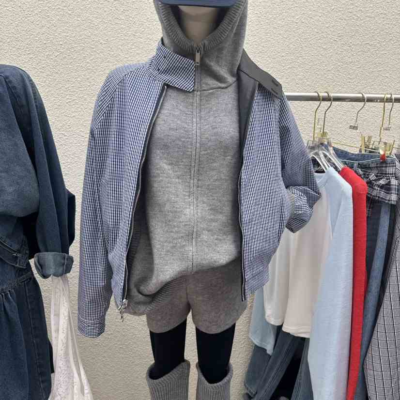 DRAWING韓國直郵女士新款時尚熱賣夾克不含內搭兩面穿雙面DRAWING夾克