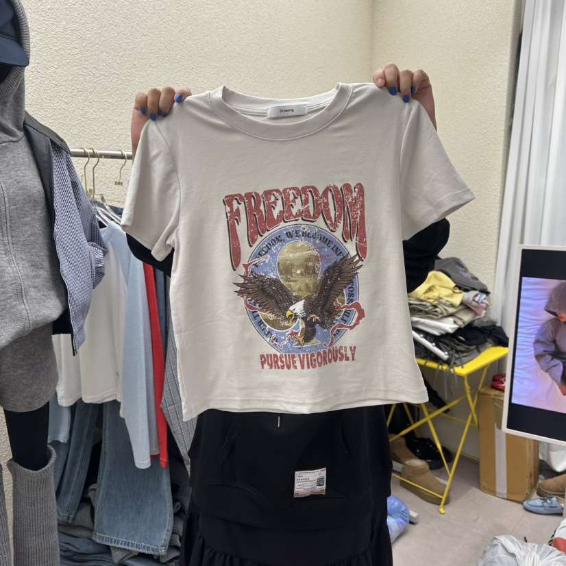 DRAWING東大門直郵女士新款真品職業時尚休閑推薦26春夏T恤DRAWINGT恤