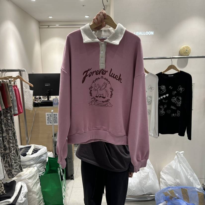 J.BALLOON韓國代購女士新款時尚真品推薦人氣熱賣職業衛衣J.BALLOON衛衣