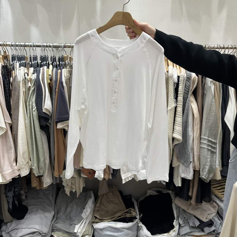 G.I-L韓國直郵女裝新款人氣職業熱賣時尚26春夏長袖T恤G.I-L長袖T恤