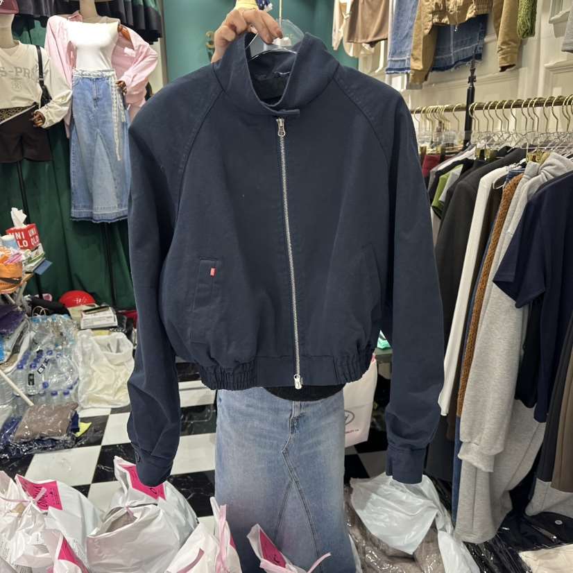 3COLOR東大門實拍女裝新款推薦夾克棉Three color夾克