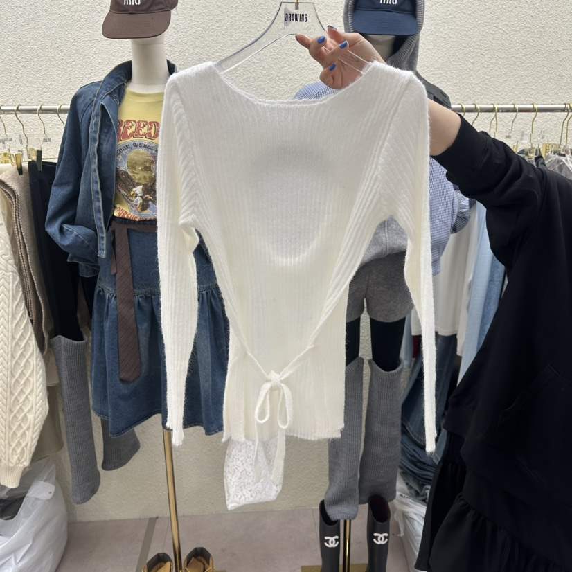 DRAWING東大門直郵女裝新款職業時尚休閑熱賣26春夏針織衫DRAWING針織衫