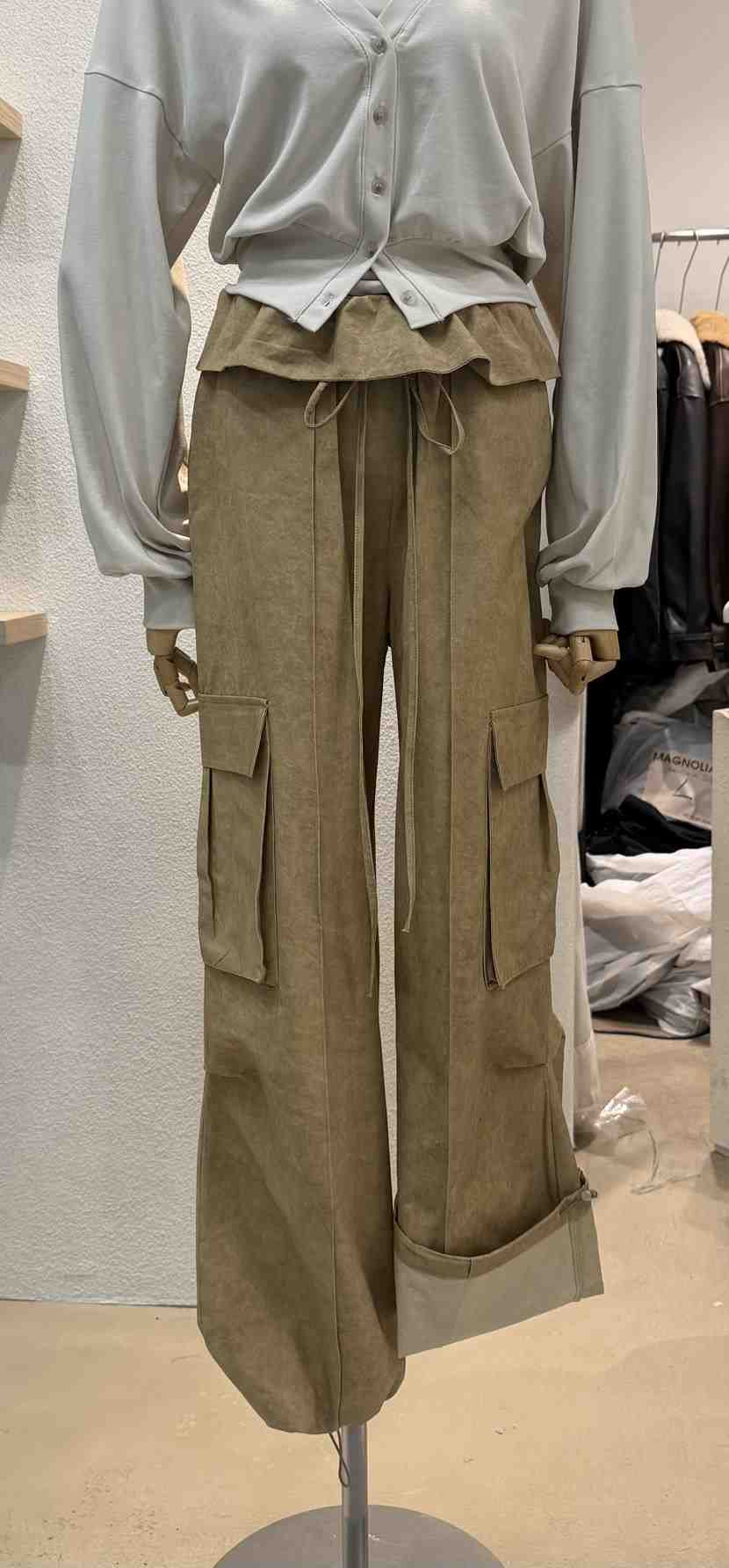 MAGNOLIA36-L韓國代購女裝新品26春夏熱賣推薦職業休閑褲MAGNOLIA36-L休閑褲