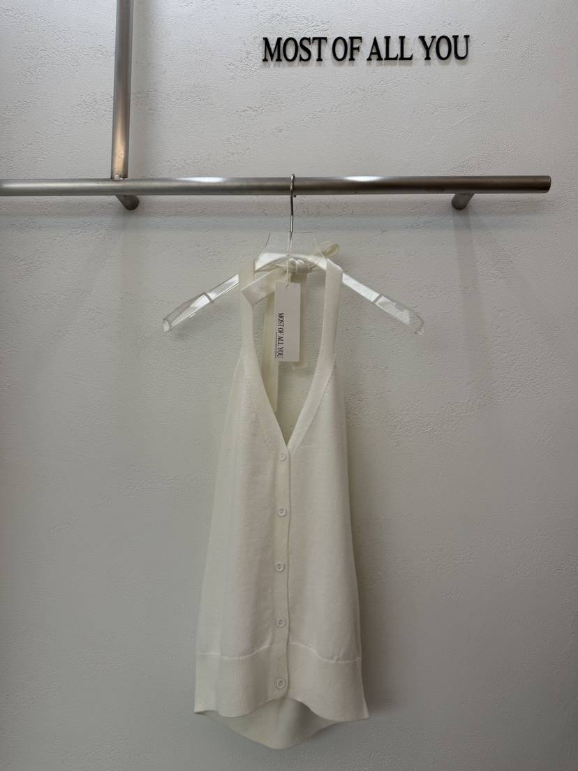 MOST OF ALL U韓國代購女裝新品熱賣吊帶背心美利奴羊毛MOST OF ALL U吊帶/背心