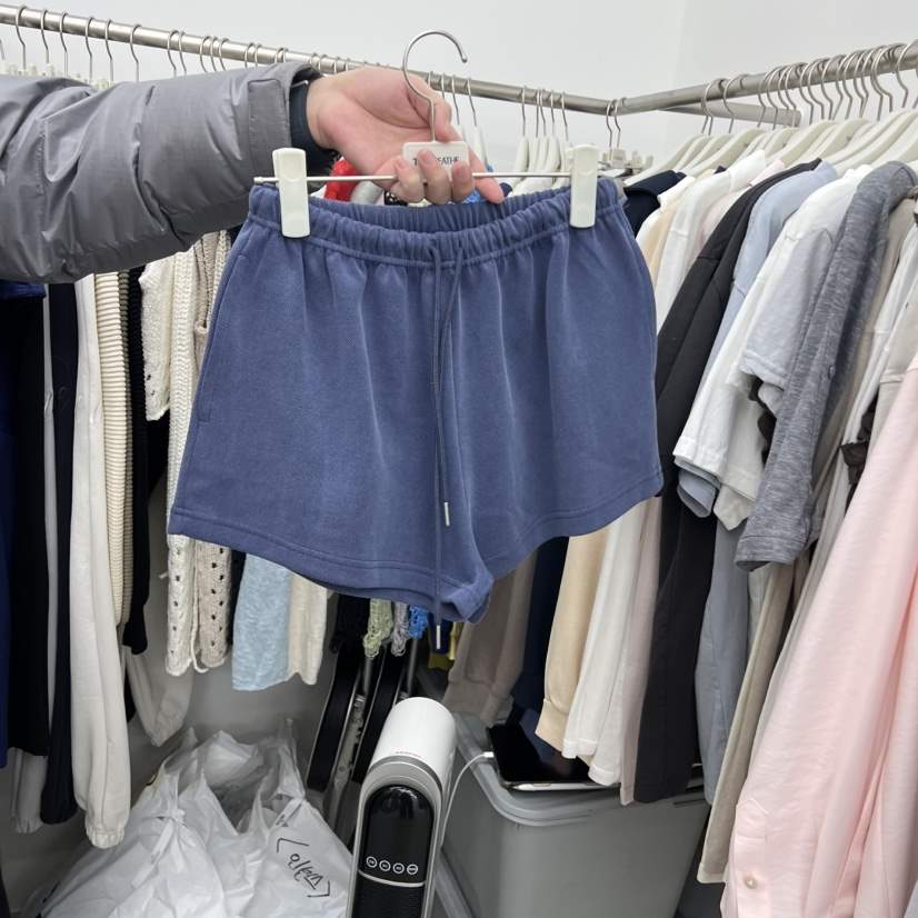 BREATHE東大門直郵女士新品推薦時尚人氣休閑短褲華夫格格紋BREATHE短褲