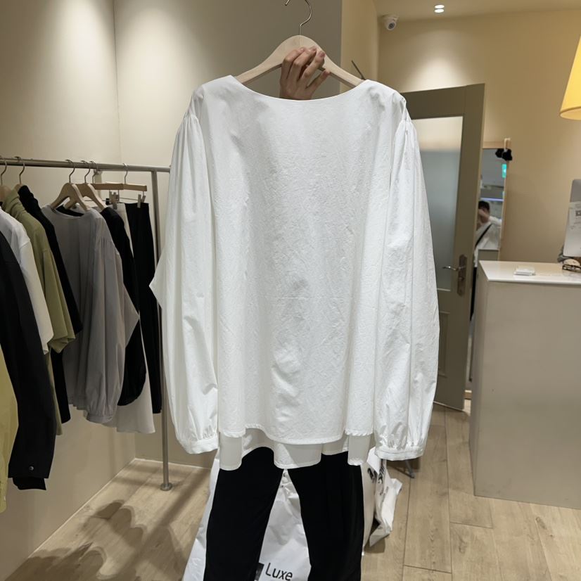 GARDEN韓國直郵女裝新品推薦休閑人氣熱賣襯衫蕾絲衫柔軟GARDEN襯衫/蕾絲衫