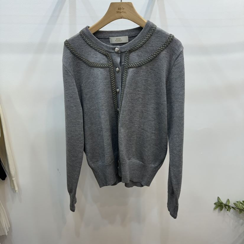 ABLESTUDIO韓國代購女裝新款26春夏職業熱賣休閑人氣針織衫ABLESTUDIO針織衫
