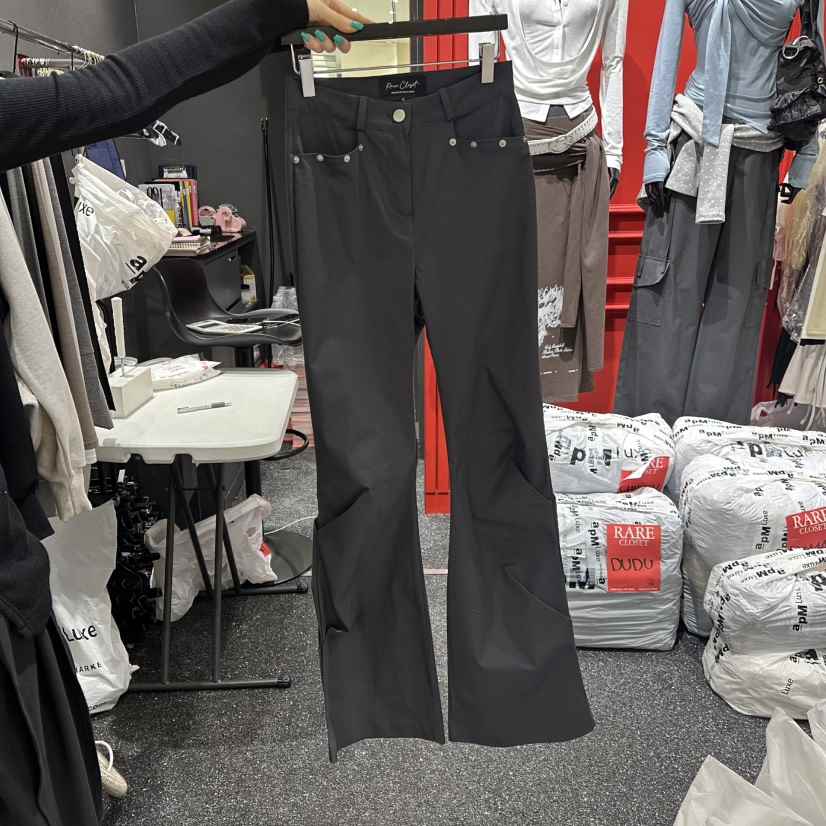 RARE CLOSET東大門代購女士新款休閑職業熱賣休閑褲褶裥RARE CLOSET休閑褲