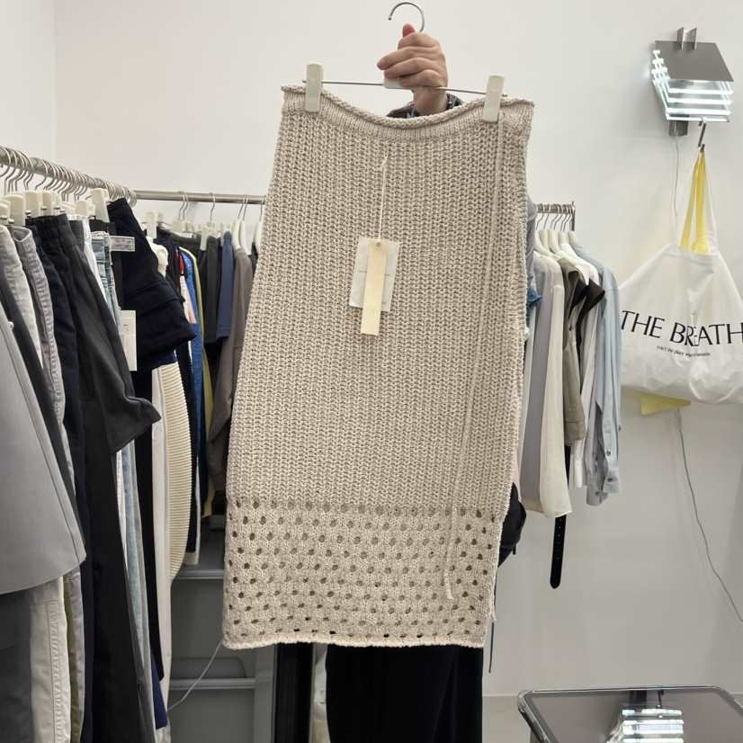 BREATHE韓國代購女士新品推薦26春夏休閑半身裙中短裙棉質BREATHE半身裙/中短裙