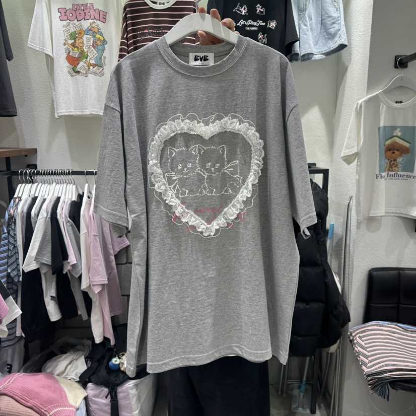 EVE東大門實拍女士新品人氣職業26春夏熱賣推薦真品休閑T恤EVET恤
