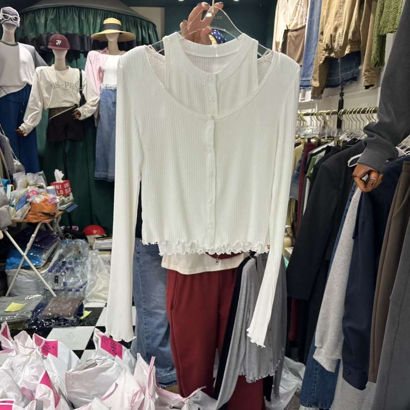 3COLOR韓國直郵女裝新款人氣套裝兩件套Three color套裝