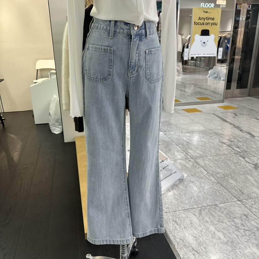 SALT BREAD韓國代購女裝新款真品推薦時尚熱賣人氣牛仔褲SALT BREAD牛仔褲