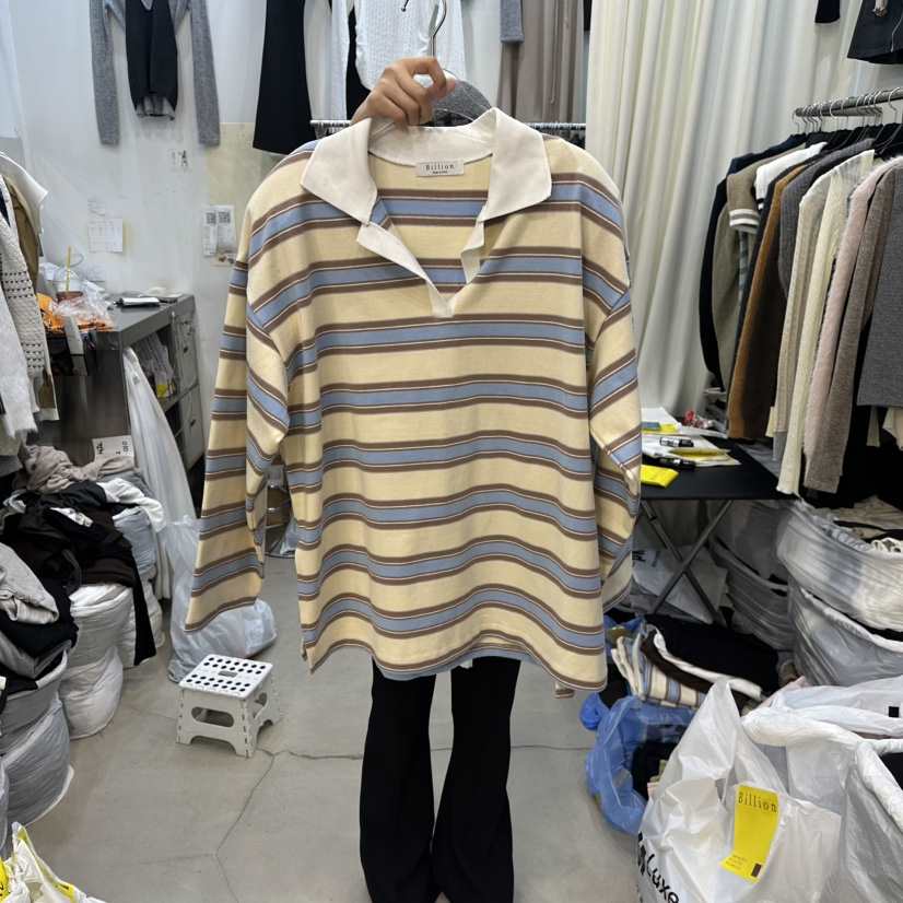BILLION-L東大門實拍女裝新款人氣真品熱賣推薦休閑長袖T恤BILLION-L長袖T恤