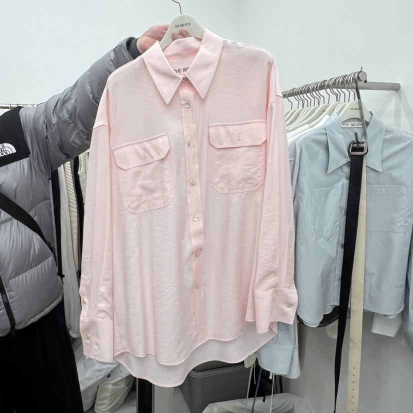 BREATHE東大門直郵女裝新品職業真品熱賣人氣襯衫蕾絲衫口袋BREATHE襯衫/蕾絲衫