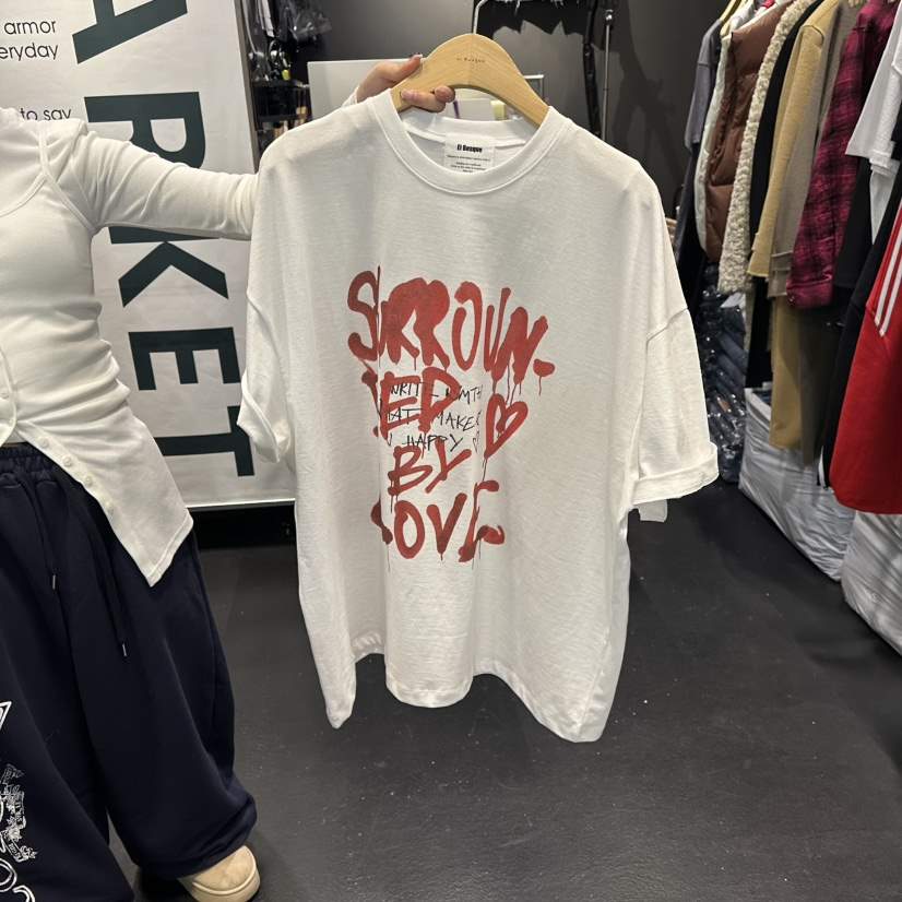 EL BOSQUE東大門代購女士新款推薦真品休閑職業熱賣人氣T恤EL BOSQUET恤