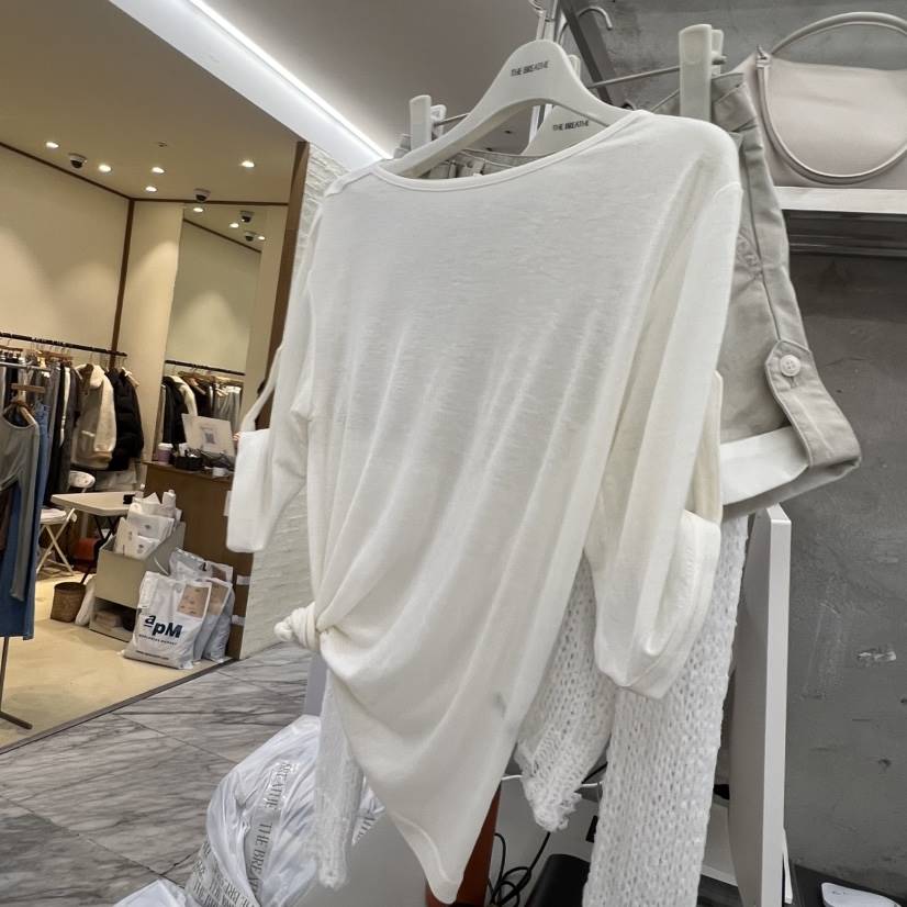 BREATHE東大門實拍女裝新款休閑26春夏職業真品人氣時尚T恤BREATHET恤