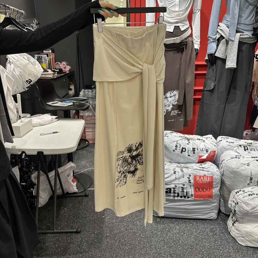 RARE CLOSET韓國直郵女裝新款人氣26春夏職業真品休閑長裙RARE CLOSET長裙