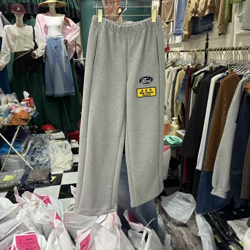 3COLOR東大門代購女士新品26春夏休閑褲Three color休閑褲