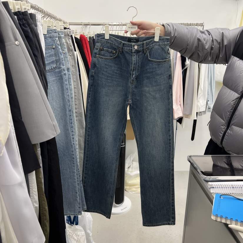 BREATHE韓國直郵女士新款休閑時尚職業26春夏人氣牛仔褲水洗BREATHE牛仔褲