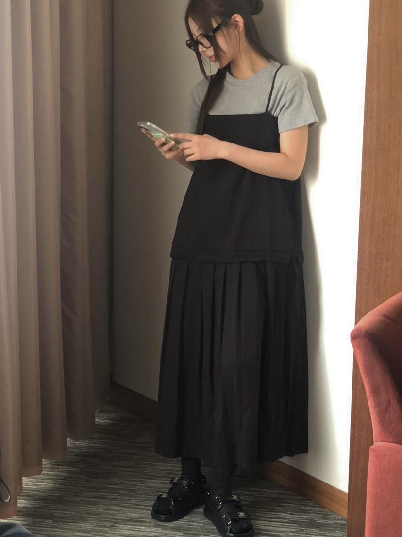 ONDO-P韓國代購女士新款職業熱賣時尚人氣26春夏休閑連衣裙ONDO-P連衣裙