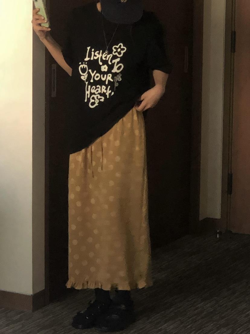 ONDO-P東大門實拍女士新品時尚26春夏熱賣人氣休閑職業長裙ONDO-P長裙