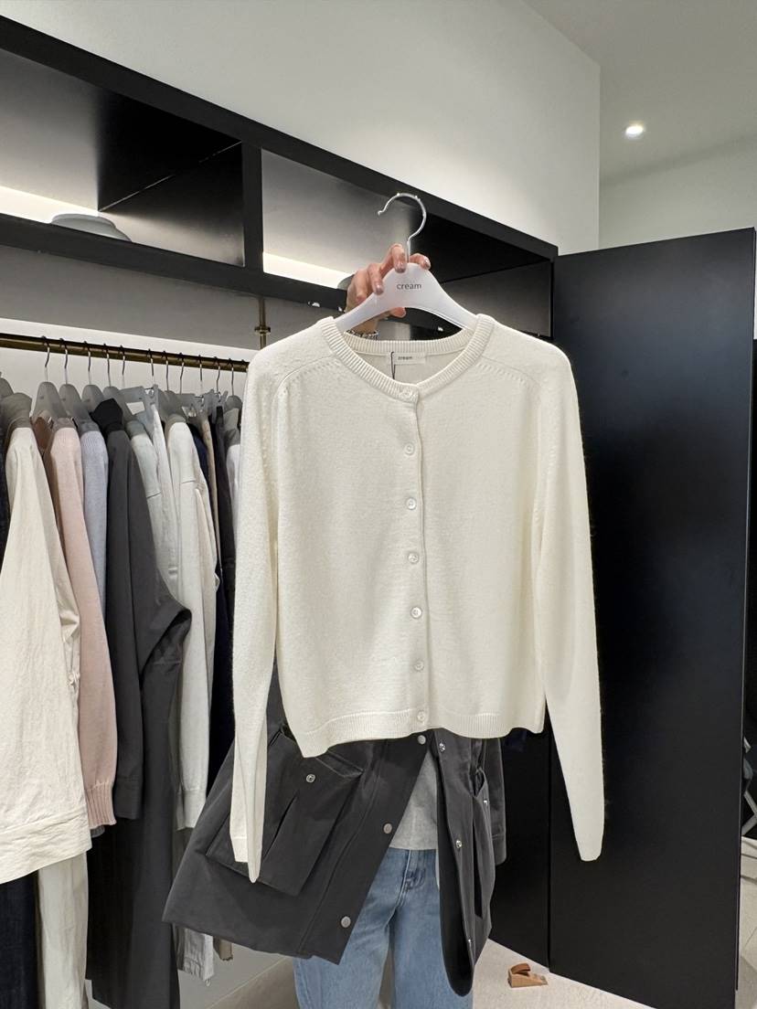 CREAM-P東大門直郵女士新款推薦熱賣職業休閑針織衫絲綢CREAM-P針織衫