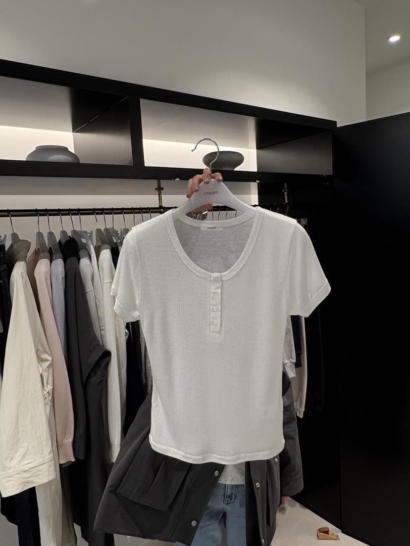 CREAM-P韓國直郵女裝新品熱賣推薦休閑職業26春夏時尚T恤CREAM-PT恤