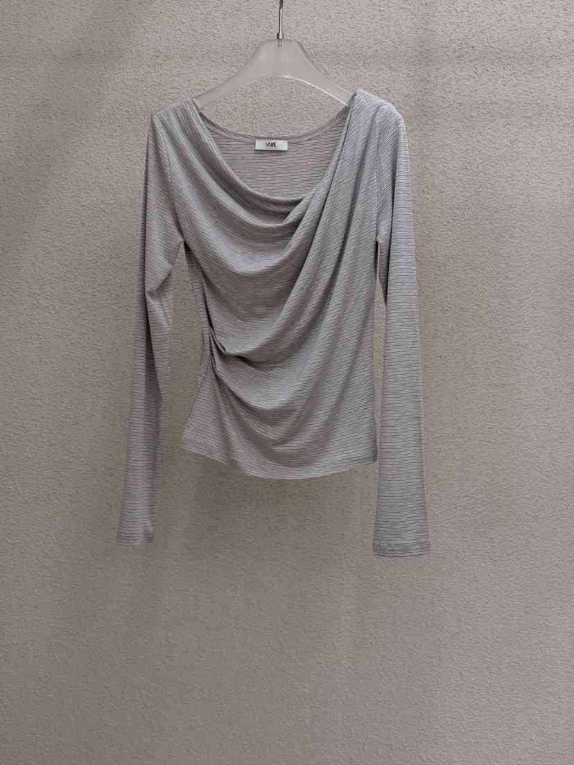 MWE東大門直郵女裝新品熱賣職業真品26春夏時尚推薦長袖T恤MWE長袖T恤