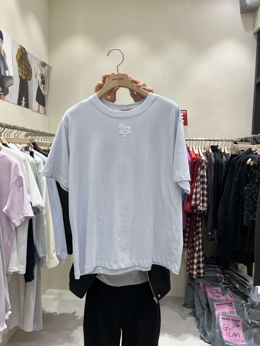 MARIE MARIE韓國直郵女士新款職業推薦真品26春夏人氣T恤MARIE MARIET恤