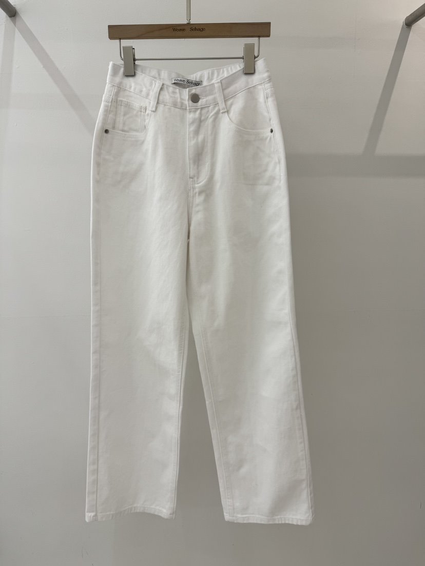 WEAUE SELVAGE韓國代購女士新款人氣時尚職業推薦牛仔褲Weave Selvage牛仔褲