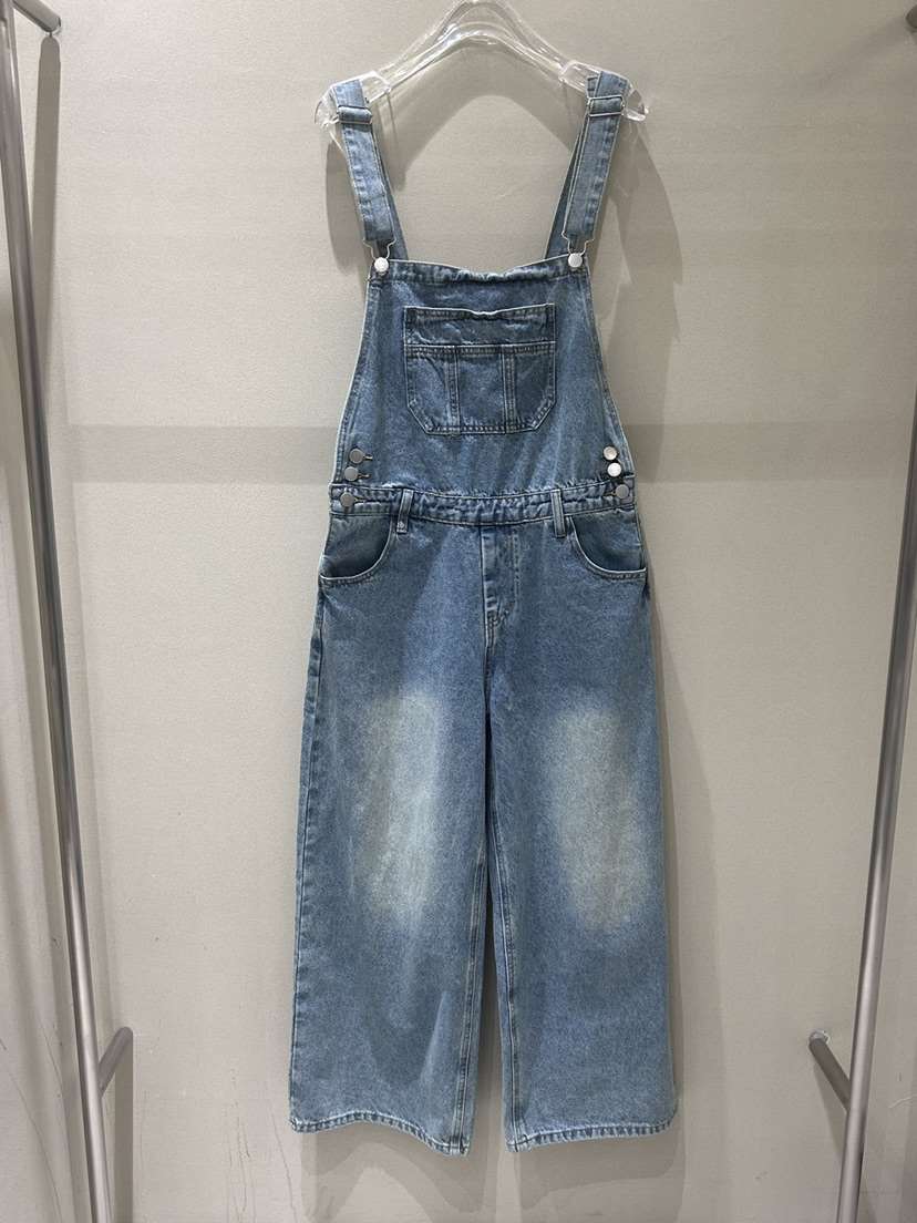 LATTE-P韓國直郵女士新款人氣26春夏時尚休閑熱賣背帶褲LATTE-P背帶褲