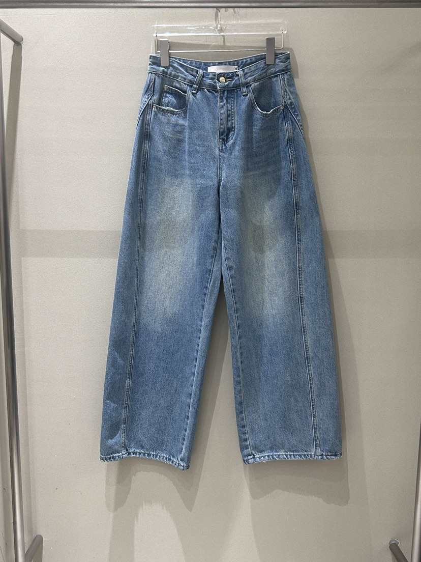 LATTE-P韓國直郵女士新品真品26春夏職業人氣牛仔褲口袋LATTE-P牛仔褲