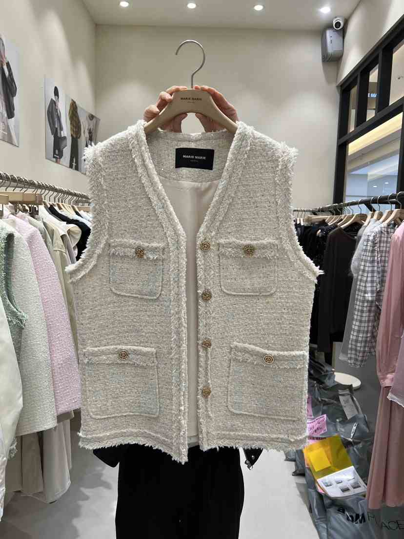 MARIE MARIE韓國直郵女裝新品26春夏職業人氣熱賣時尚馬甲MARIE MARIE馬甲