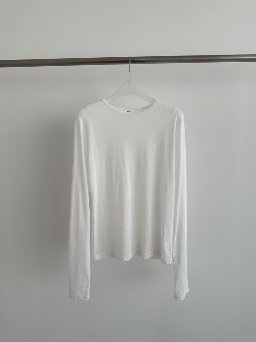MAINT韓國代購女士新款時尚休閑26春夏人氣職業推薦長袖T恤MAINT長袖T恤