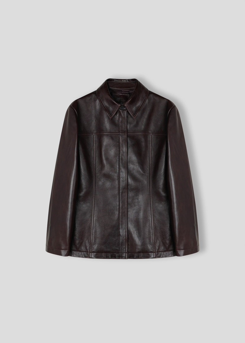 A Flan東大門直郵女裝新品時尚推薦熱賣真品職業26春夏皮衣AFN/FLAN EDITION皮衣