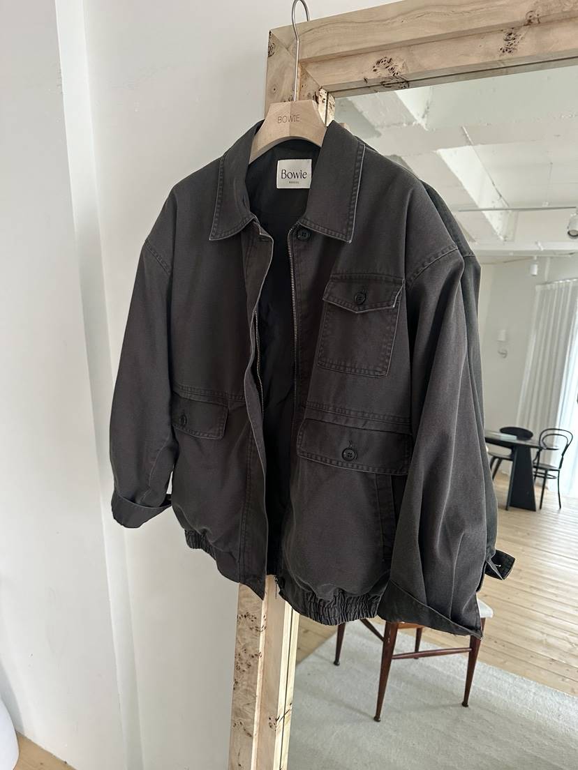 BOWIE東大門直郵女裝新款休閑職業時尚26春夏人氣夾克水洗BOWIE夾克