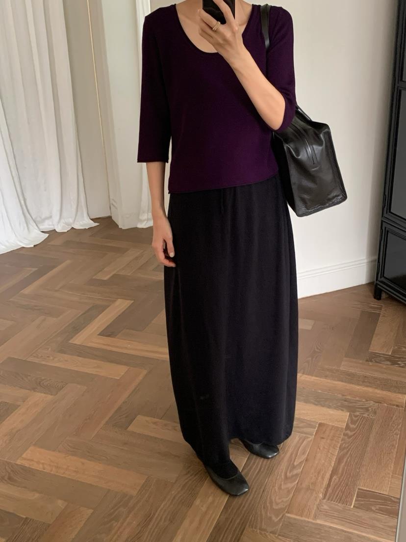 A Flan東大門代購女士新品休閑職業真品推薦26春夏針織衫AFN/FLAN EDITION針織衫