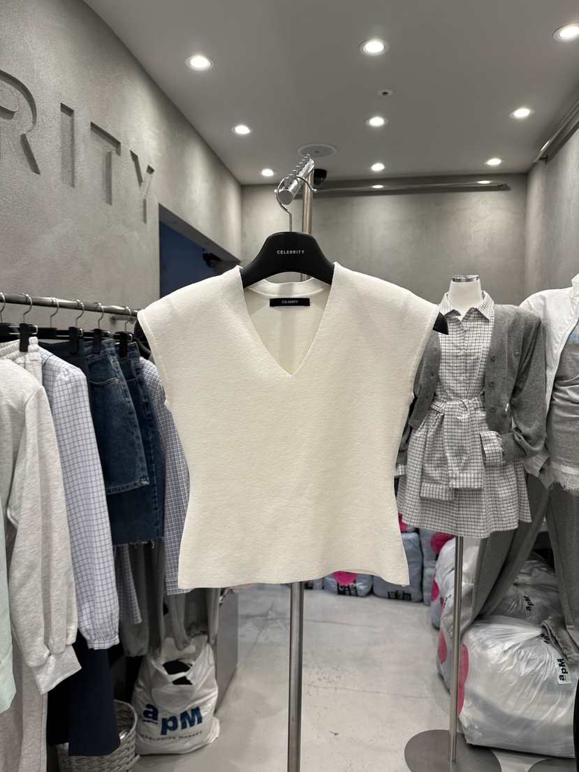 CELEBRITY-A韓國代購女裝新款時尚26春夏職業休閑吊帶背心CELEBRITY-A吊帶/背心