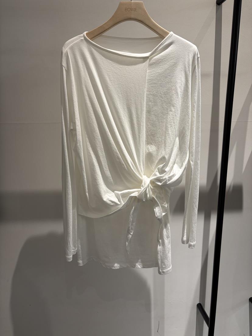 BOWIE東大門代購女裝新款真品推薦休閑人氣熱賣26春夏長袖T恤BOWIE長袖T恤
