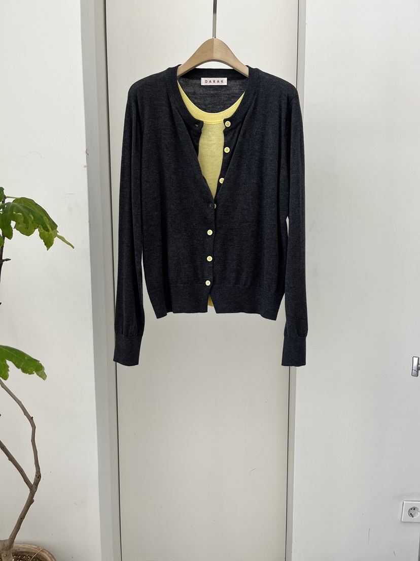 DARAK韓國直郵女士新品真品時尚人氣職業推薦針織衫假兩件DARAK針織衫