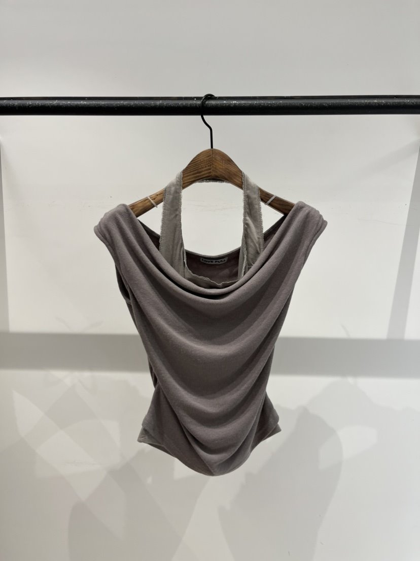 LOVE PULL東大門直郵女裝新款26春夏休閑推薦真品T恤褶皺LOVE PULLT恤