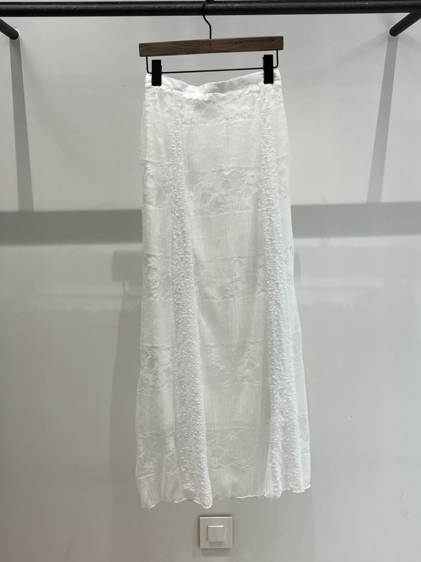 LOVE PULL東大門代購女士新品推薦26春夏人氣長裙蕾絲褶裥LOVE PULL長裙