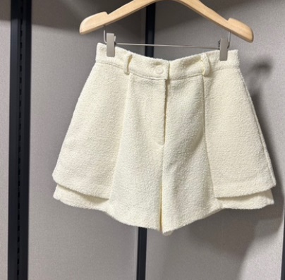 SOUIT東大門實拍女士新品時尚26春夏推薦職業真品短褲粗花呢SOUIT by mabel-L短褲