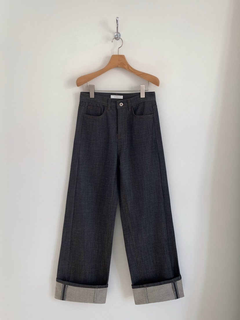 COURGETTE韓國代購女裝新品推薦休閑真品26春夏熱賣牛仔褲COURGETTE牛仔褲