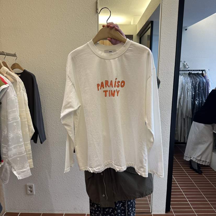 CHOI-L韓國直郵女裝新品人氣真品時尚職業26春夏長袖T恤CHOI長袖T恤