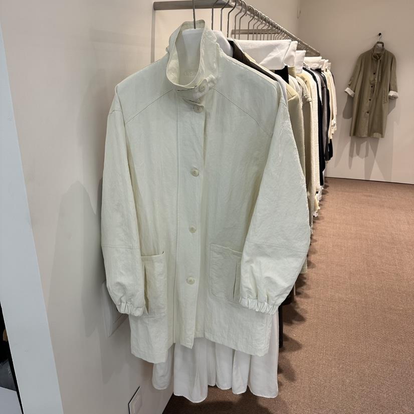 OVERTAKE東大門直郵女裝新款26春夏熱賣推薦長款風衣高領OVERTAKE長款風衣