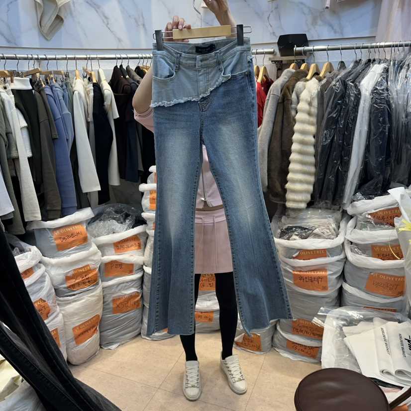 OLIVE TrEE韓國直郵女裝新款推薦人氣26春夏休閑熱賣牛仔褲OLIVE TrEE牛仔褲