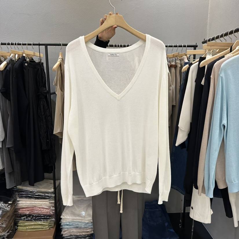 FLAMME TOIT/LUNAMDE東大門代購女裝新款人氣針織衫亞麻FLAMME TOIT/LUNAMDE針織衫